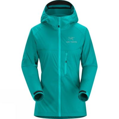 Arc'teryx Squamish - Női Kapucnis Pulóver - Türkiz (Magyarország IQO451387)